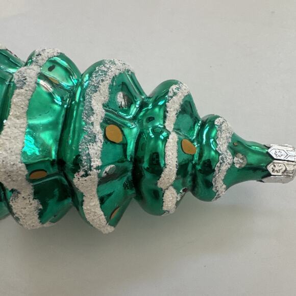 Vintage POLAND Blown Glass Christmas Tree Ornament Olde World Decor Traiditonal - Picture 8 of 9